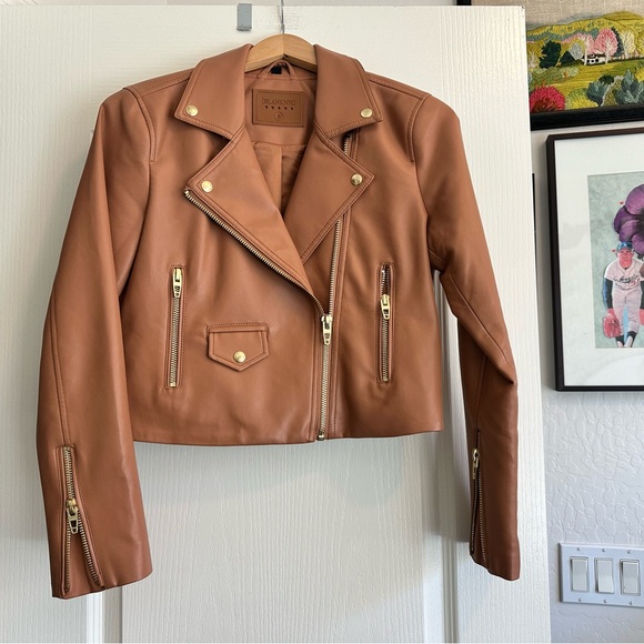 BLANK NYC Faux Leather Moto Jacket. Size: Small. Great condition - Picture 3 of 11